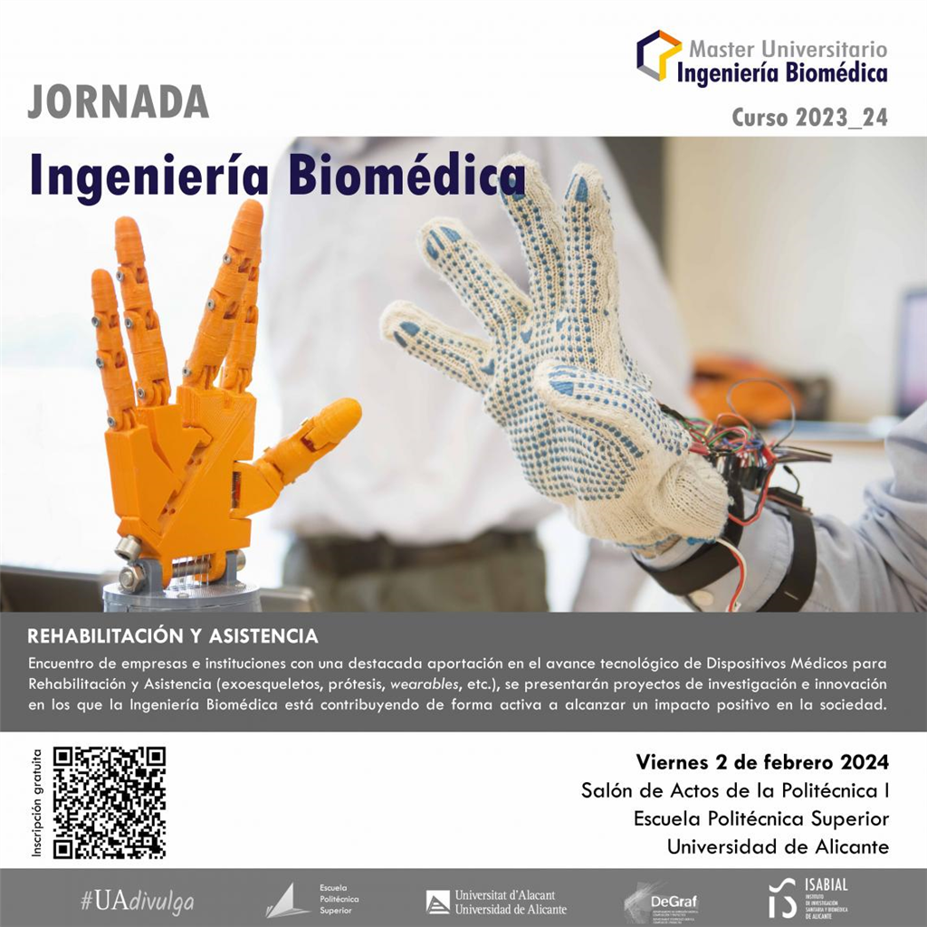 Jornada en Ingeniería Biomédica. Rehabilitación y Asistencia