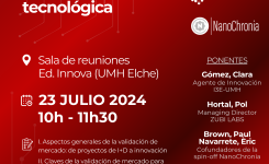 23 JULIO 2024 | Seminario: la validación del mercado, clave en innovación