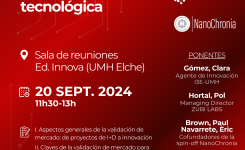 20 SEPTIEMBRE 2024 | Seminario y networking: la validación del mercado, clave en innovación