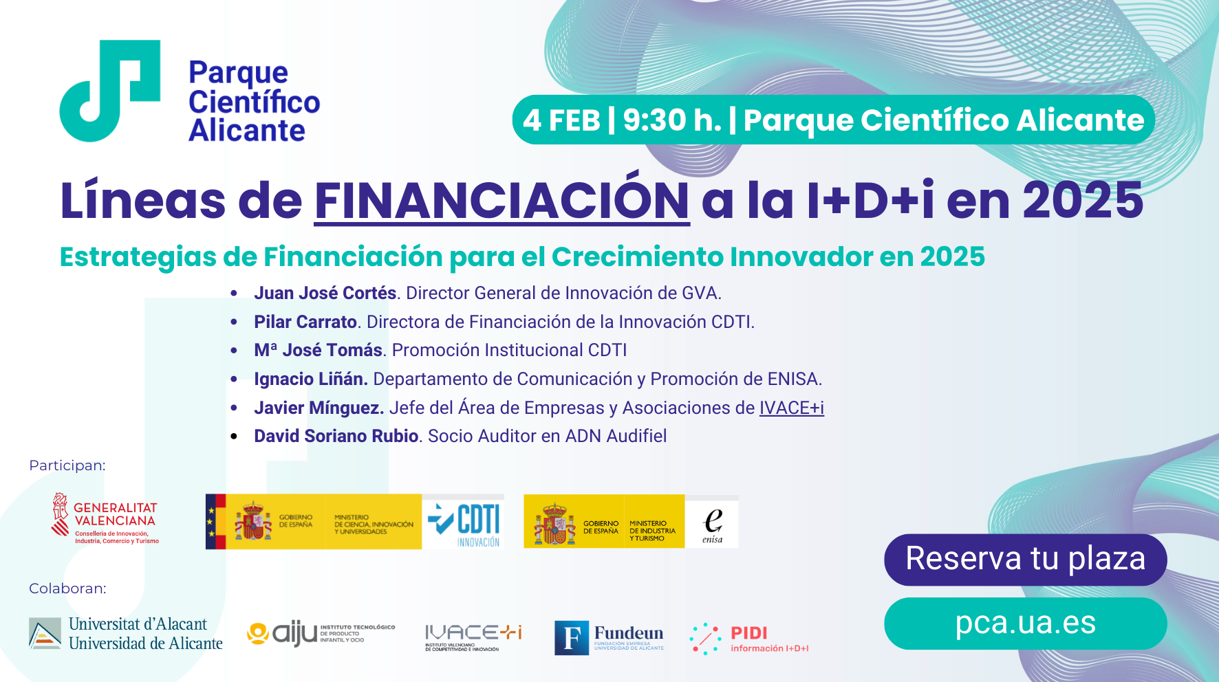 Líneas de Financiación a la I+D+i en 2025