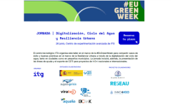 26 de junio | Digitalización, Ciclo del Agua y Resiliencia Urbana