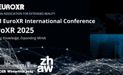 3 de setembre de 2025 | L’Associació Europea de Realitat Estesa (EuroXR) coorganitzarà l’esdeveniment 22nd EuroXR International Conference EuroXR 2025