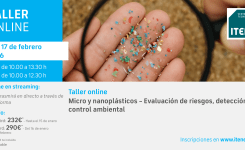 16 y 17 de febrero de 2026 | Taller online – Micro y nanoplásticos – Evaluación de riesgos, detección y control ambiental