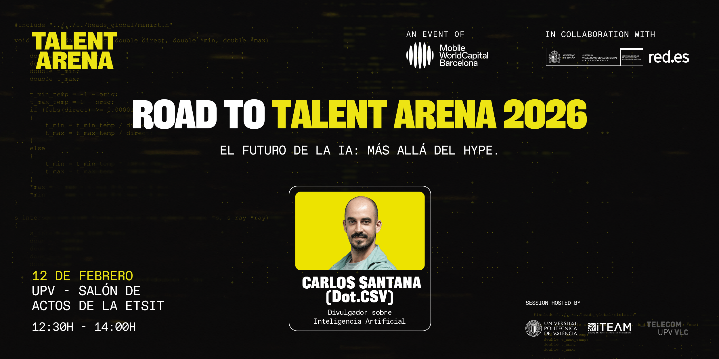 ROAD TO TALENT ARENA 2026 - EL FUTURO DE LA IA: MÁS ALLÁ DEL HYPE.