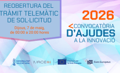 Reobertura del tràmit telemàtic de sol·licitud: dijous, 7 de maig, de 00.00 a 20.00 hores